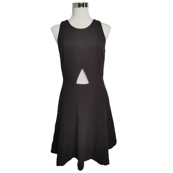Club Monaco black Lily cutout a line night out dress 6 - Picture 1 of 9